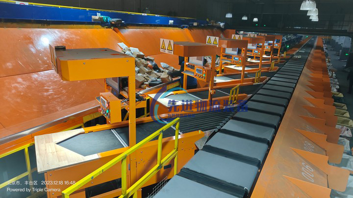环形交叉带分拣线（北京现场）